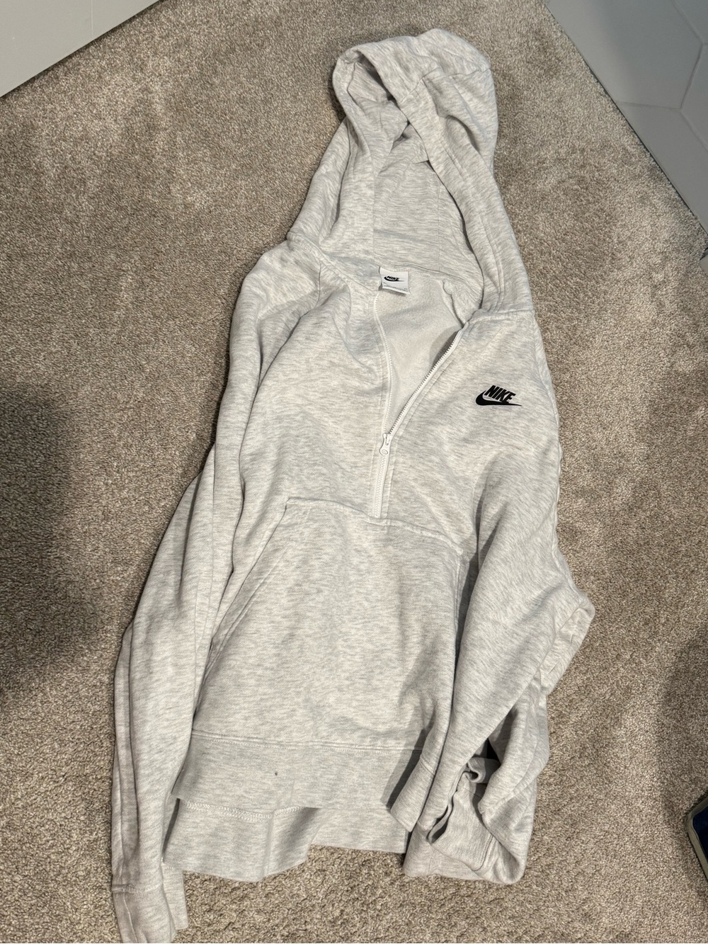 Women's Grey Nike Hoodie
